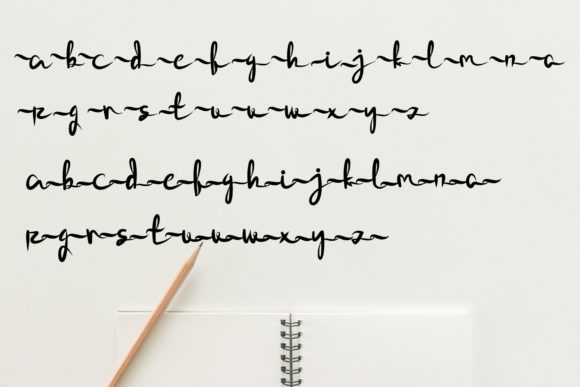 For a While Font - Preview 4