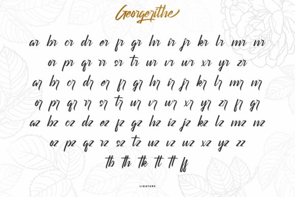 Georgerithe Font - Preview 6
