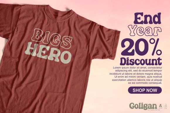 Goligan Font - Preview 1