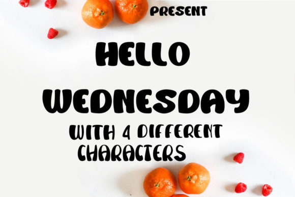 Hello Wednesday Font - Preview 1