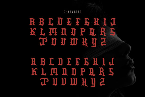 Hendrique Font PNG with transparent background - Preview 4