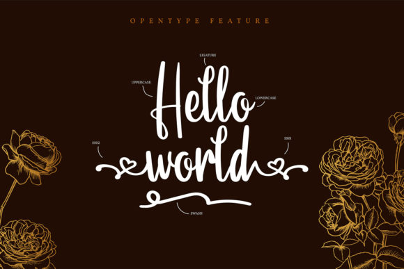 Maldivera Font PNG with transparent background - Preview 3