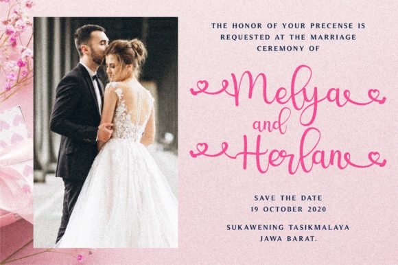 Melya Font PNG with transparent background - Preview 1
