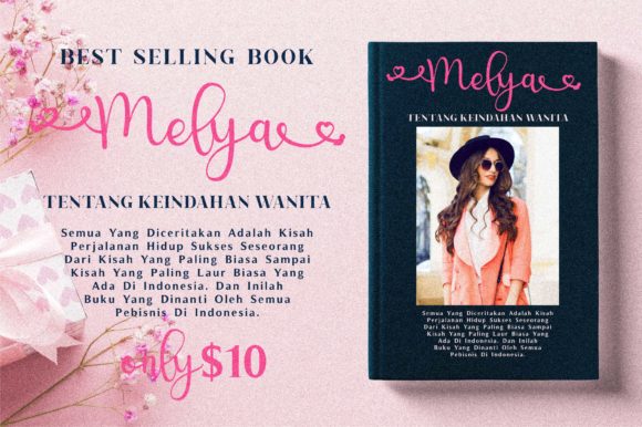Melya Font PNG with transparent background - Preview 2