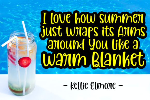 Milkshake Blueberry Font font preview - 1
