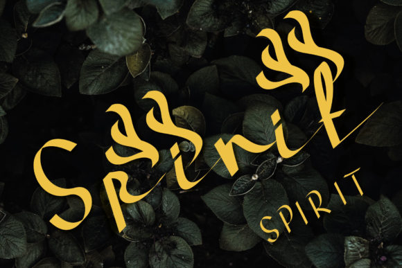 Onfire Font PNG with transparent background - Preview 1
