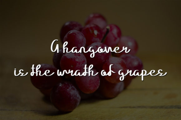 Purple Grapes Font PNG with transparent background - Preview 2