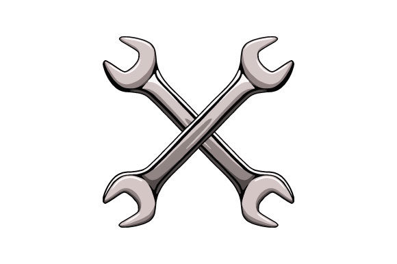 Wrench Vector Illustration