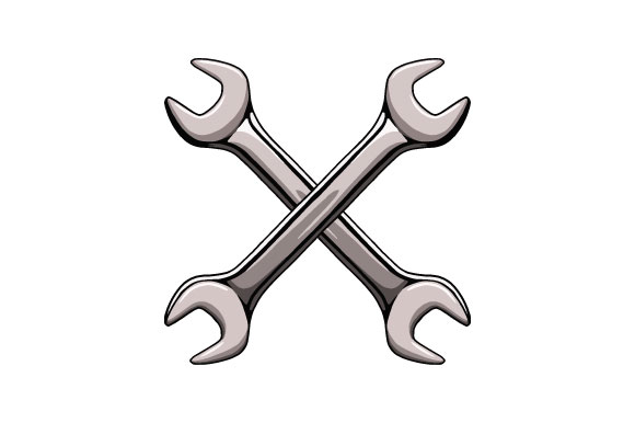 Wrench Vector Illustration