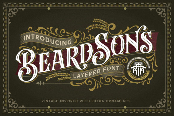 Beardsons Gothic Font