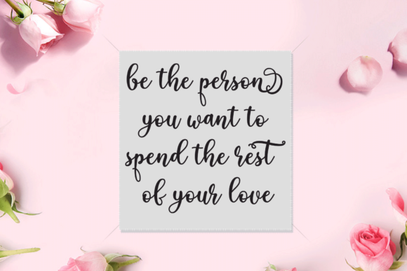 Beautiful Love Font - Preview 1