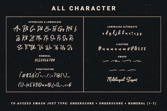Bittermoon Font - Preview 6