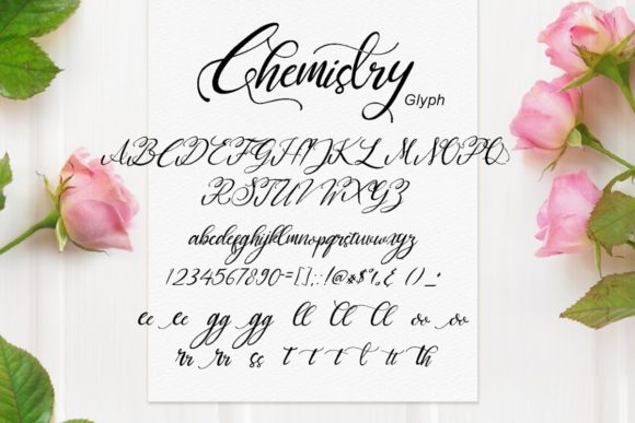 Chemistry Font - Preview 1