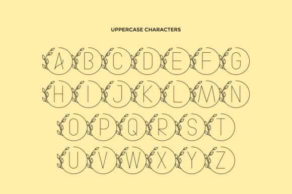 Circle Line Font - Preview 3