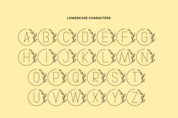 Circle Line Font - Preview 4