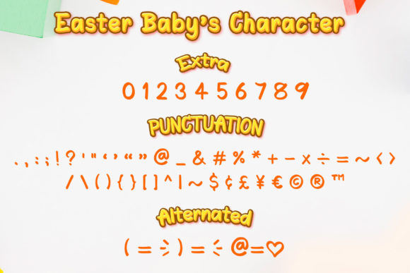 Easter Baby Font - Preview 2