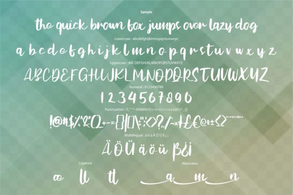 Festica Font PNG with transparent background - Preview 5