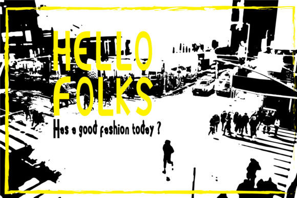 Folks Font PNG with transparent background - Preview 2