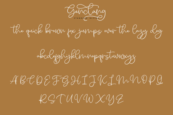 Genclang Font - Preview 3
