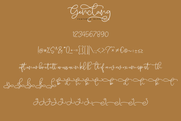 Genclang Font - Preview 4