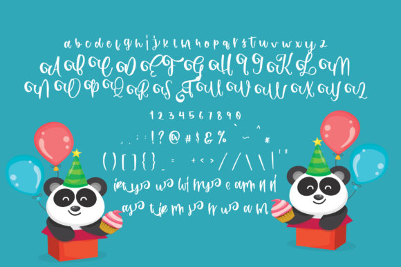 Happy Birthday Font - Preview 4