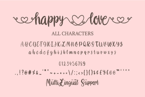 Happy Love Font - Preview 2