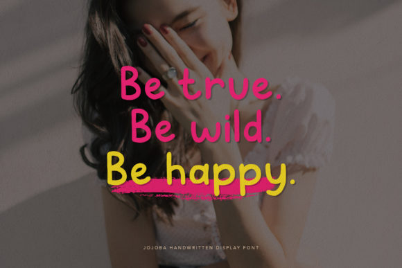 Jojoba Font PNG with transparent background - Preview 4