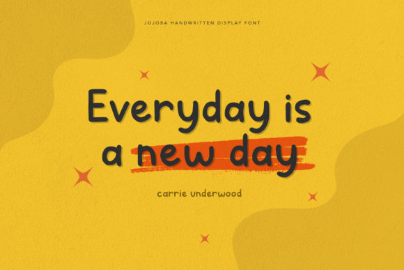 Jojoba Font PNG with transparent background - Preview 5
