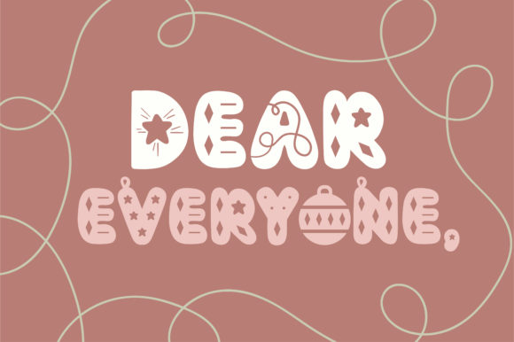 Last Christmas Font PNG with transparent background - Preview 1