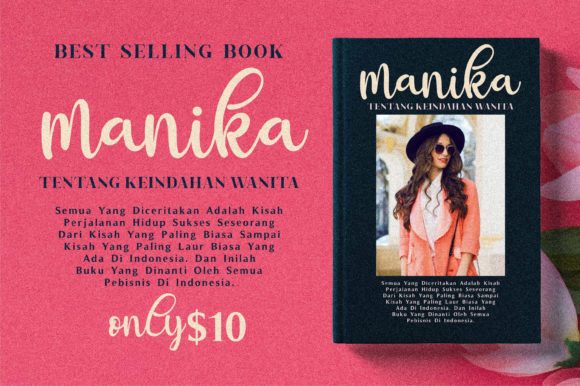 Manika Font PNG with transparent background - Preview 2