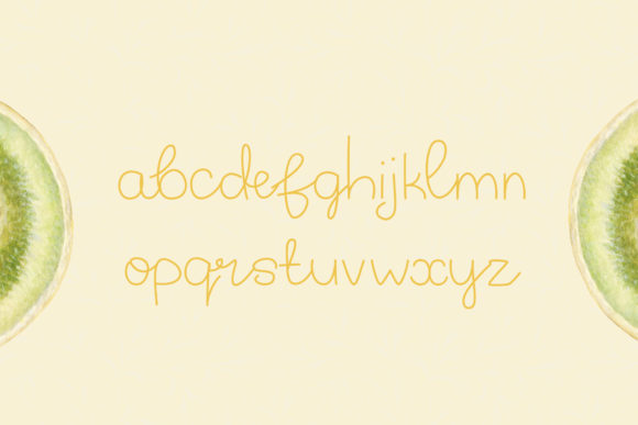Melon Font PNG with transparent background - Preview 3