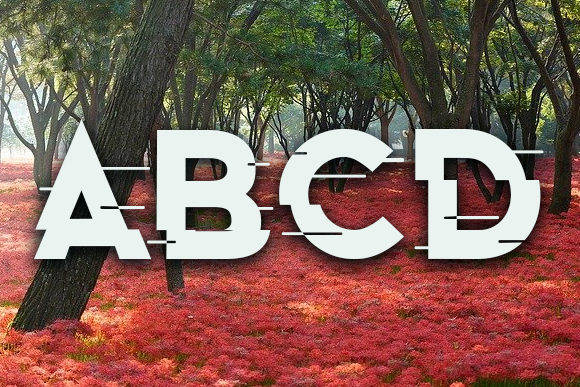 Nectar Font PNG with transparent background - Preview 3