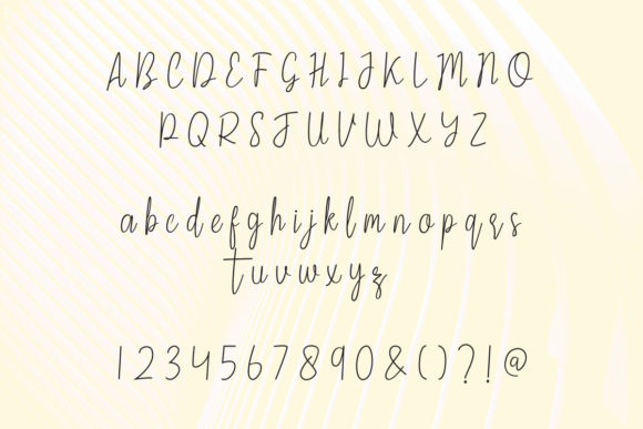 Pamella Font PNG with transparent background - Preview 2