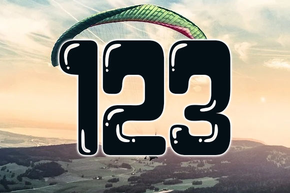 Paraglide Font PNG with transparent background - Preview 2