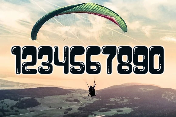 Paraglide Font PNG with transparent background - Preview 4