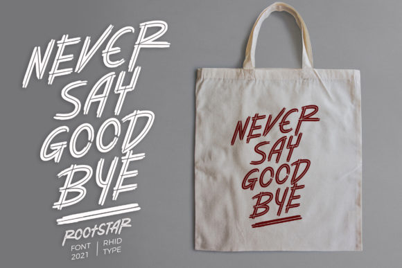 Rootstar Font PNG with transparent background - Preview 3