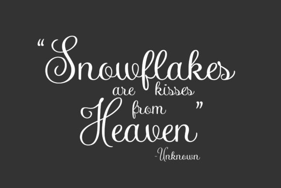 Snow You Font font preview - 2