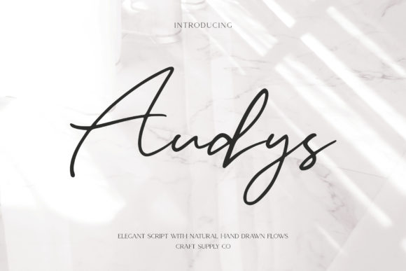 Audys Font - Preview 4