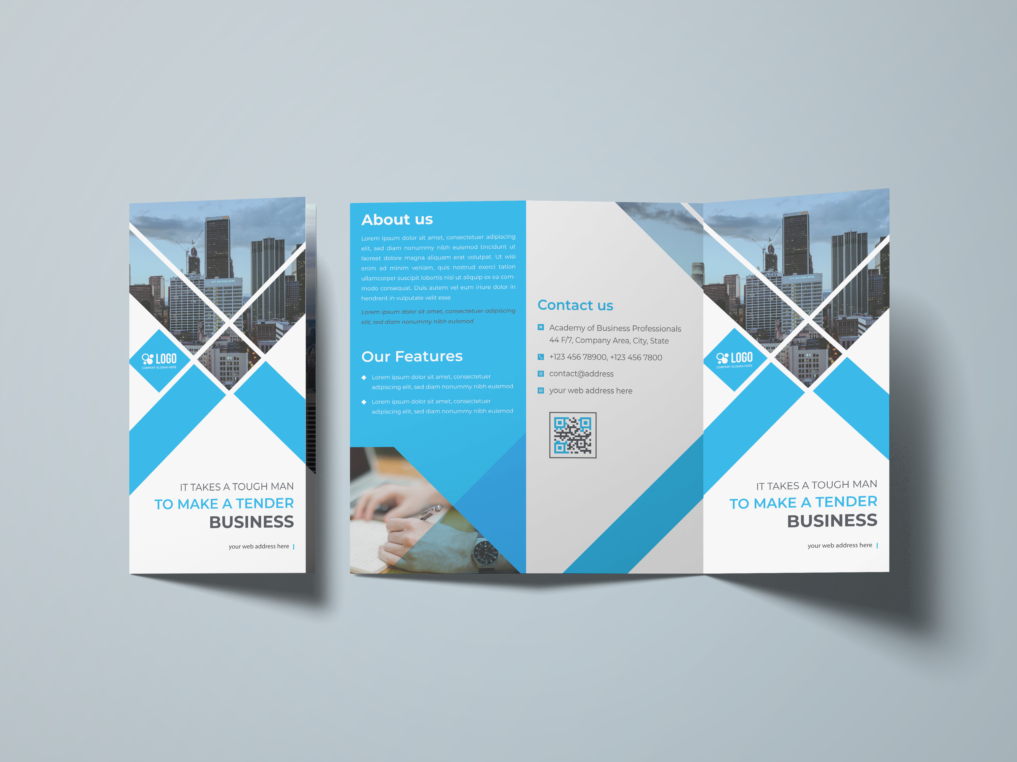 Business Tri-fold Brochure Template Graphic by GraphicHut · Creative ...