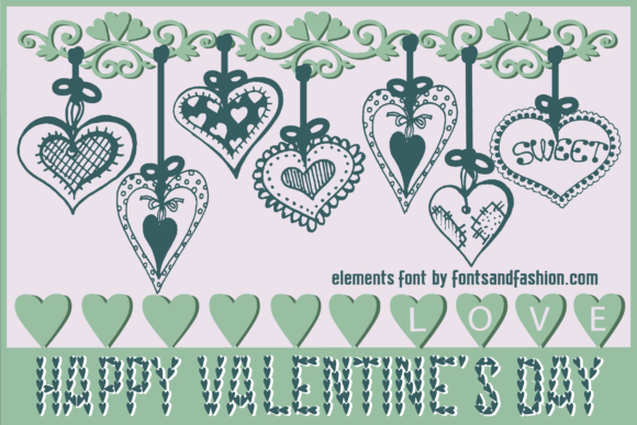 Happy Valentines Day Font - Preview 4
