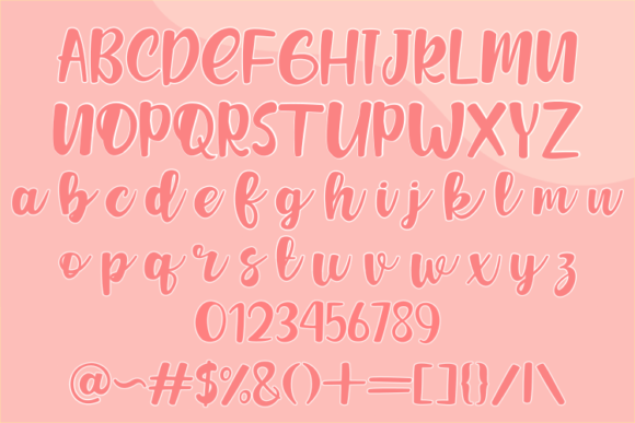 Jafeline Hand Font PNG with transparent background - Preview 6