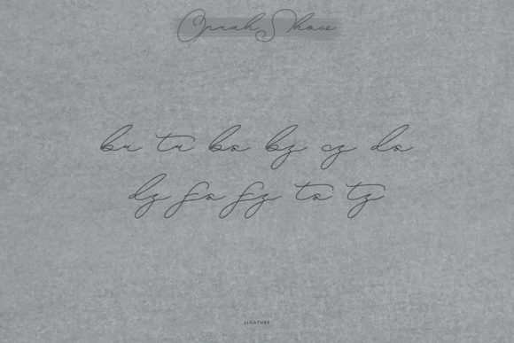 Oprah Show Font PNG with transparent background - Preview 6