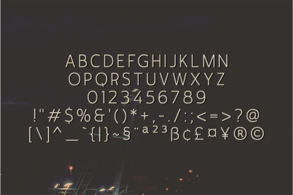 Polfmoon Font PNG with transparent background - Preview 2