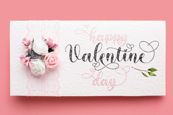 Rainy Love Font PNG with transparent background - Preview 2