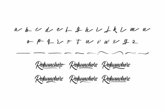 Relaunchers Font font preview - 6
