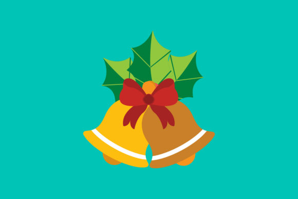 Christmas Bells Ribbon Christmas Icon