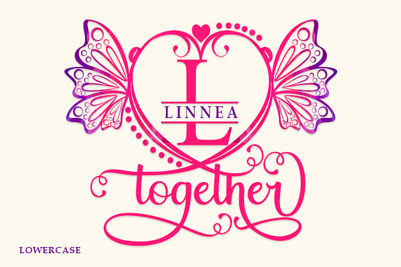 Belle Monogram Font - Preview 2