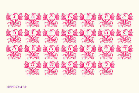 Belle Monogram Font - Preview 3