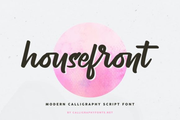 Housefront Font - Preview 1