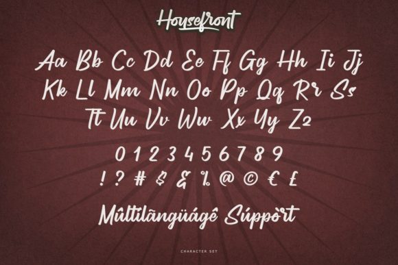 Housefront Font - Preview 4